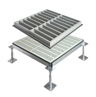 Paviment fals perforat e elevat
